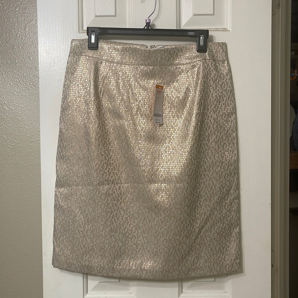 NWT Womens Gymboree gold skirt size 10